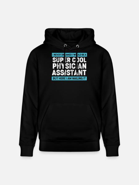 Physician Assistant Nursing MFA PA - Stanley/Stella CRUISER Unisex Organic Hoodie - black