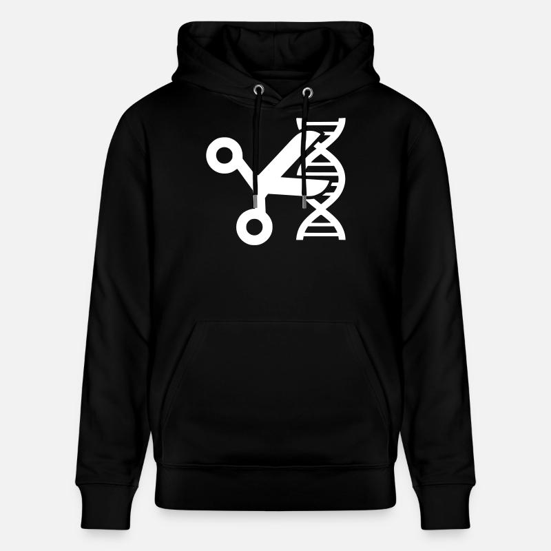 Génétique des ciseaux ADN CRISPR - Sweat à capuche bio CRUISER Stanley/Stella Unisexe - noir