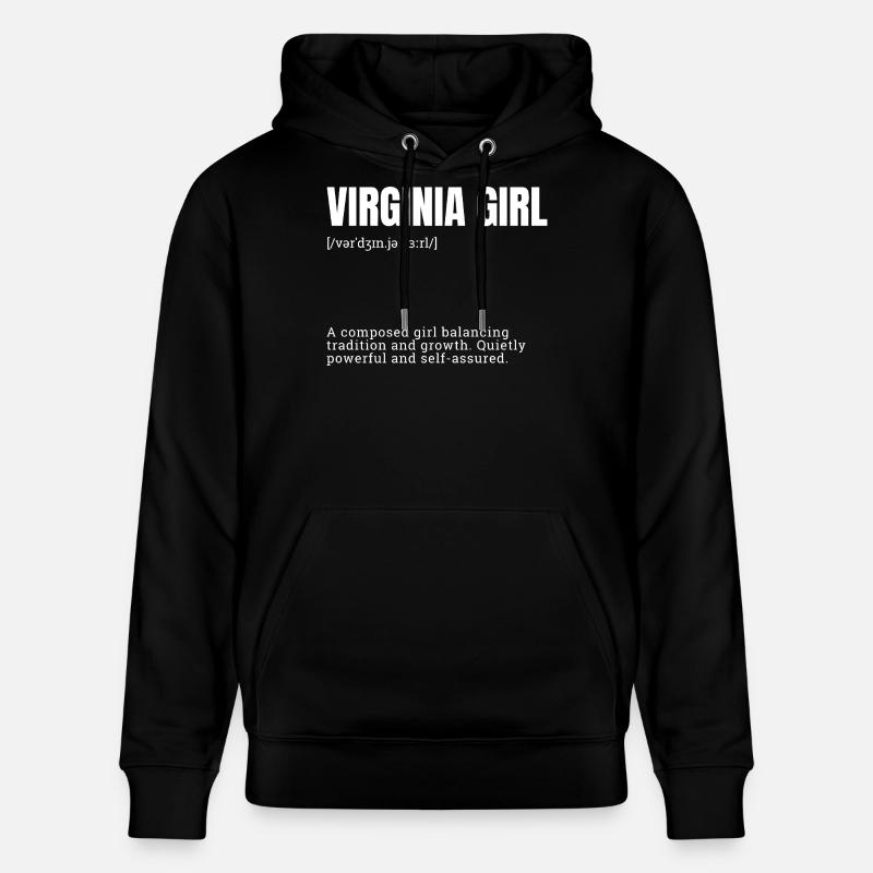 Équilibre de la fille de Virginie - Sweat à capuche bio CRUISER Stanley/Stella Unisexe - noir