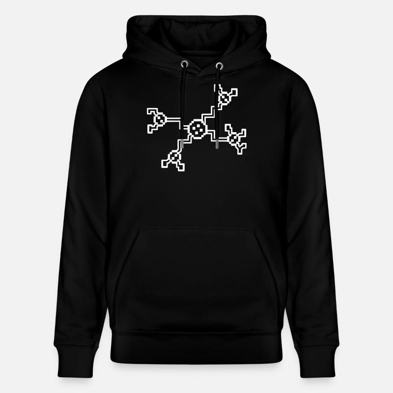 Neuron Nerve Cell Pixel 8-Bit - Sweat à capuche bio CRUISER Stanley/Stella Unisexe - noir