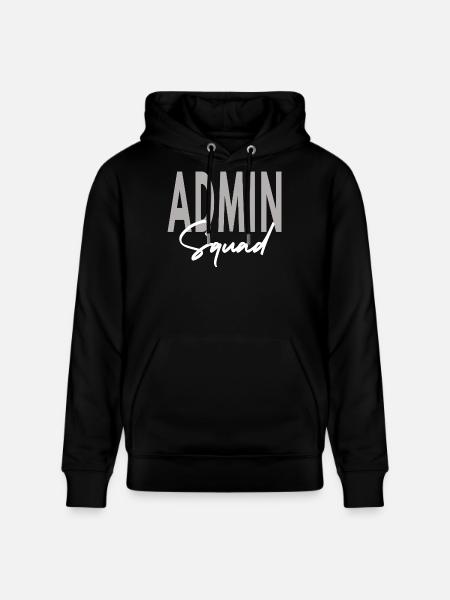 Admin Squad Assistent Teamadministrator - Stanley/Stella Unisex Bio-Hoodie CRUISER - Schwarz