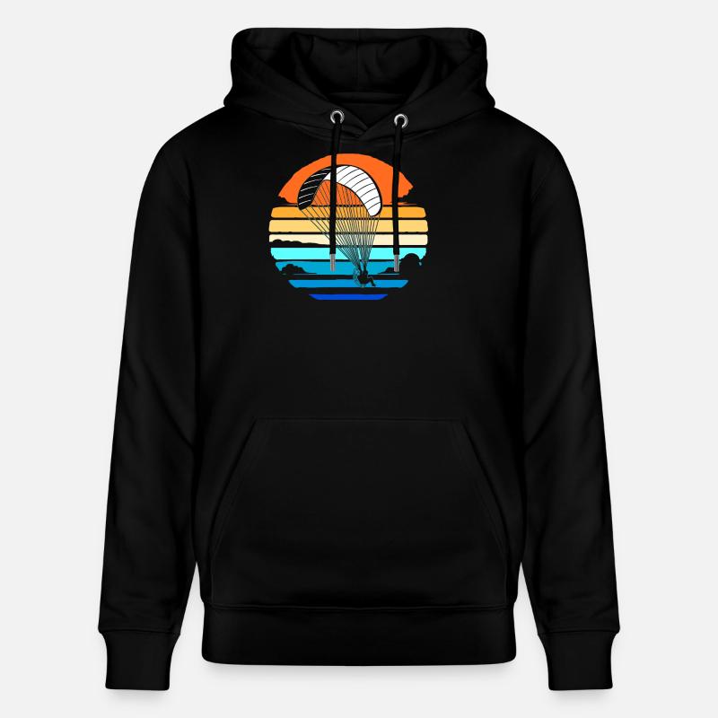 Paragliding Skydive - Stanley/Stella Unisex Bio-Hoodie CRUISER  - Schwarz