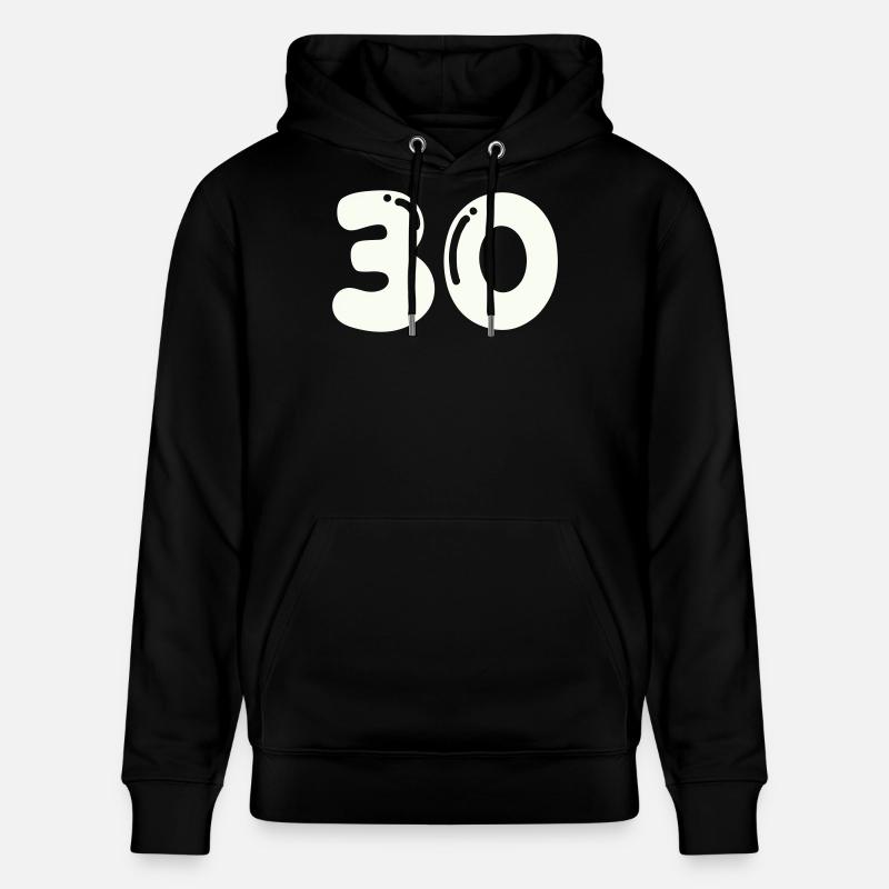 30 - Stanley/Stella Unisex Bio-Hoodie CRUISER  - Schwarz