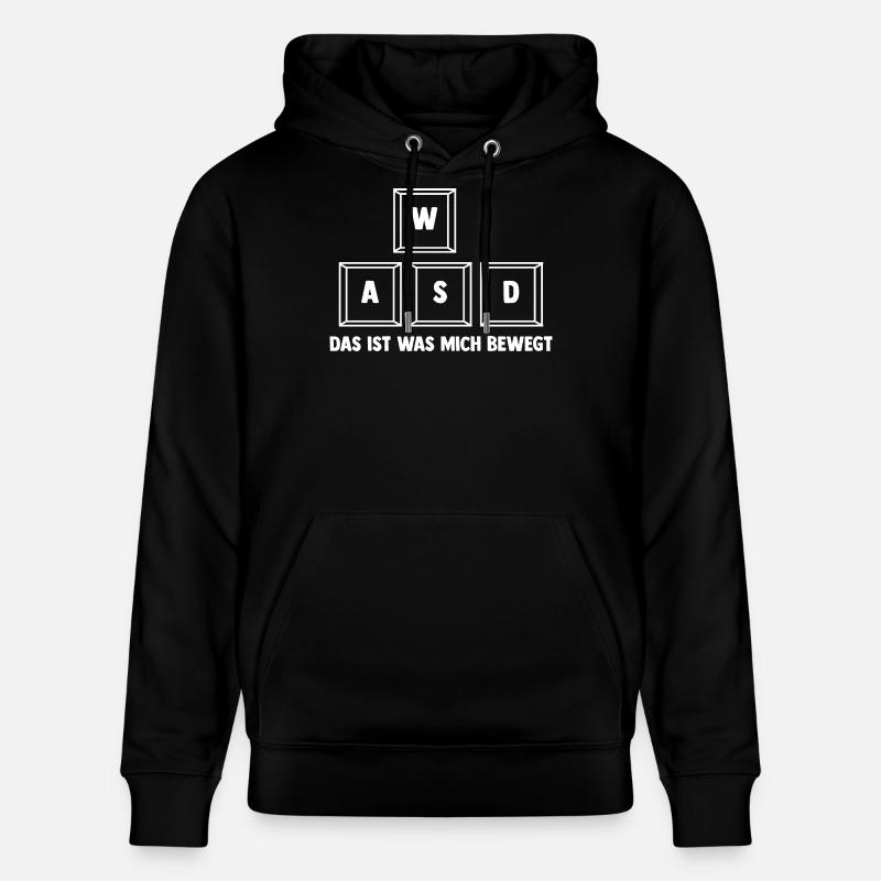 Jeu vidéo Gamer Gaming - Sweat à capuche bio CRUISER Stanley/Stella Unisexe - noir