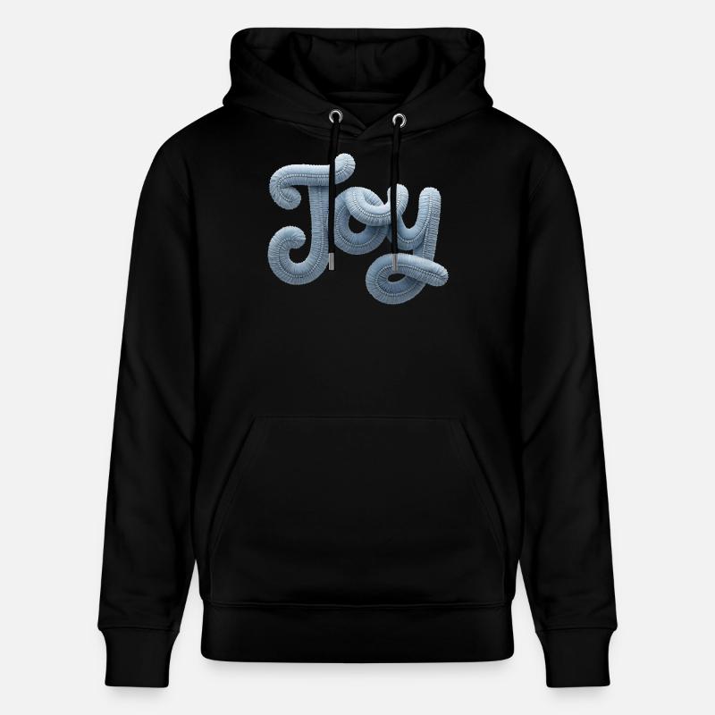 Joy Moderner Patchwork Look - Stanley/Stella Unisex Bio-Hoodie CRUISER  - Schwarz