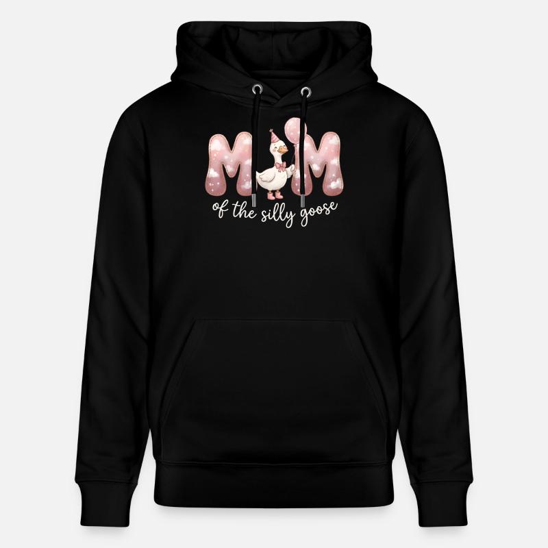 Mutter der Dummen Gans - Stanley/Stella Unisex Bio-Hoodie CRUISER  - Schwarz