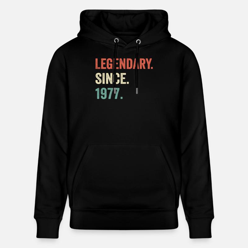 legendary since 1977 - Sweat à capuche bio CRUISER Stanley/Stella Unisexe - noir