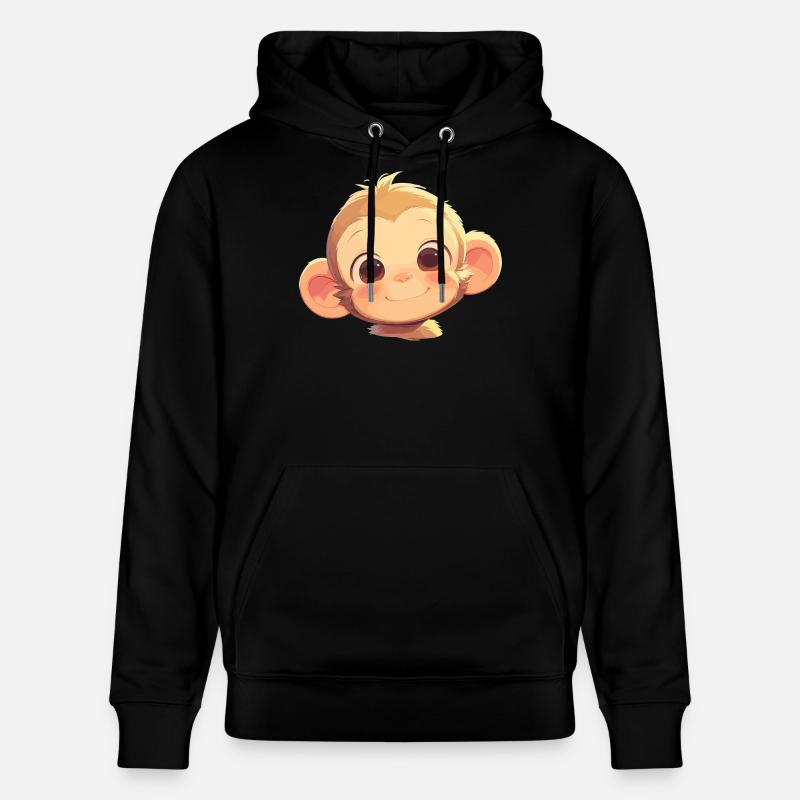 Macaque Macaque - Sweat à capuche bio CRUISER Stanley/Stella Unisexe - noir
