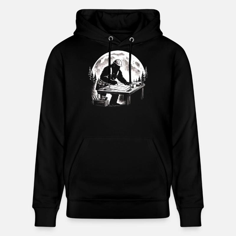 Architecte Bigfoot - Sweat à capuche bio CRUISER Stanley/Stella Unisexe - noir