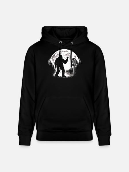 Bigfoot Darts - Stanley/Stella CRUISER Unisex Organic Hoodie - black