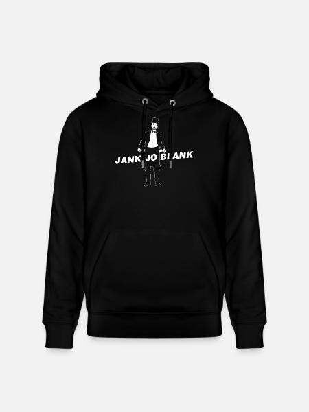 JANK JO BLANK - Stanley/Stella CRUISER Unisex Organic Hoodie - black