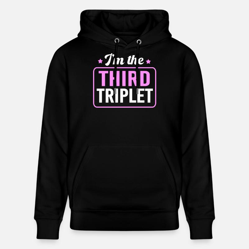 triplet - Sweat à capuche bio CRUISER Stanley/Stella Unisexe - noir