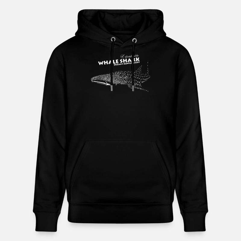 requin-baleine - Sweat à capuche bio CRUISER Stanley/Stella Unisexe - noir