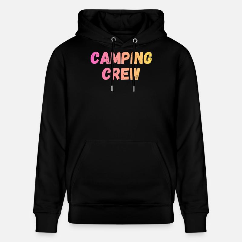Équipe de camping - Sweat à capuche bio CRUISER Stanley/Stella Unisexe - noir