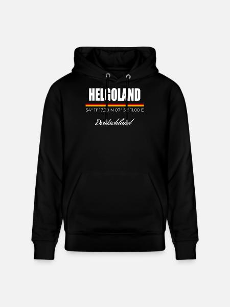 Helgoland - Stanley/Stella Unisex Bio-Hoodie CRUISER - Schwarz