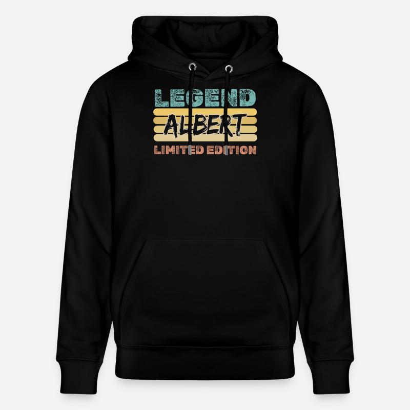 Dire Albert - Sweat à capuche bio CRUISER Stanley/Stella Unisexe - noir