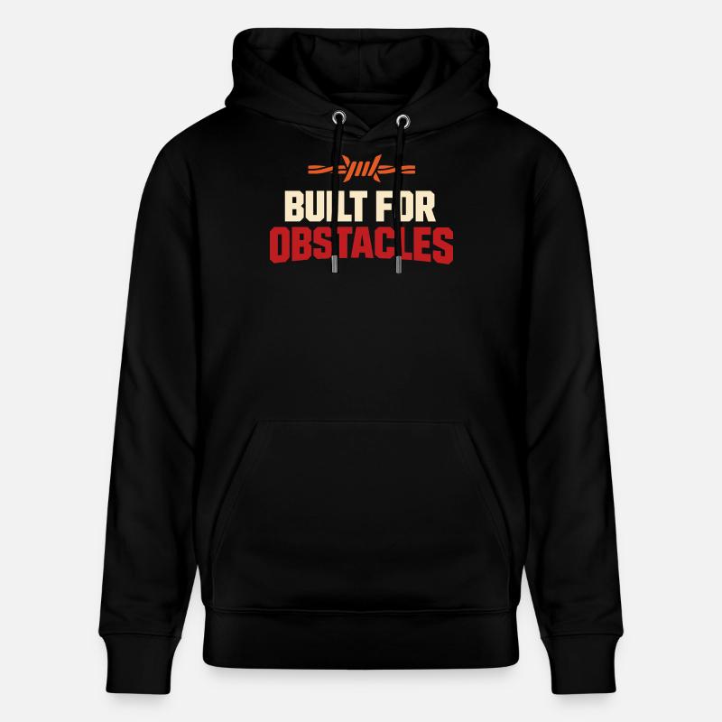 Parcours d’obstacles Course d’obstacles OCR - Sweat à capuche bio CRUISER Stanley/Stella Unisexe - noir