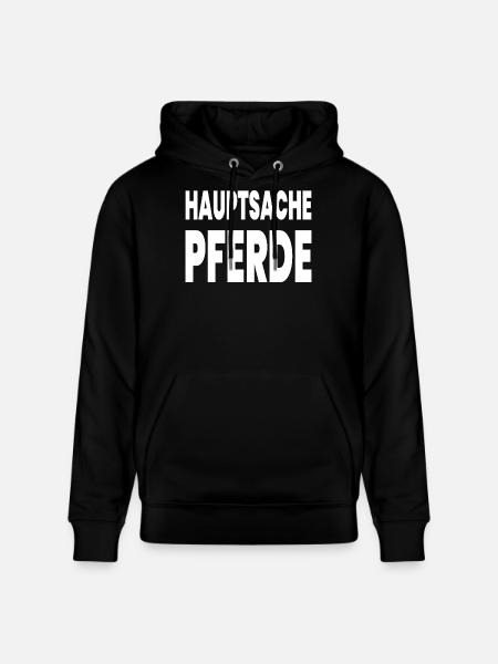 Pferde - Stanley/Stella Unisex Bio-Hoodie CRUISER  - Schwarz