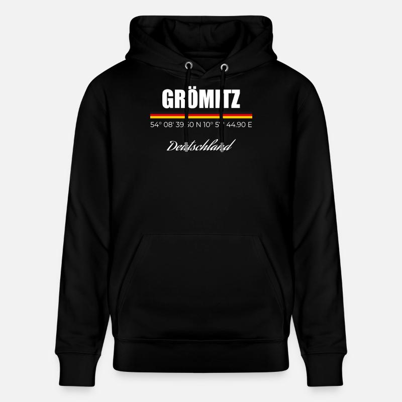 Grömitz - Stanley/Stella Unisex Bio-Hoodie CRUISER  - Schwarz