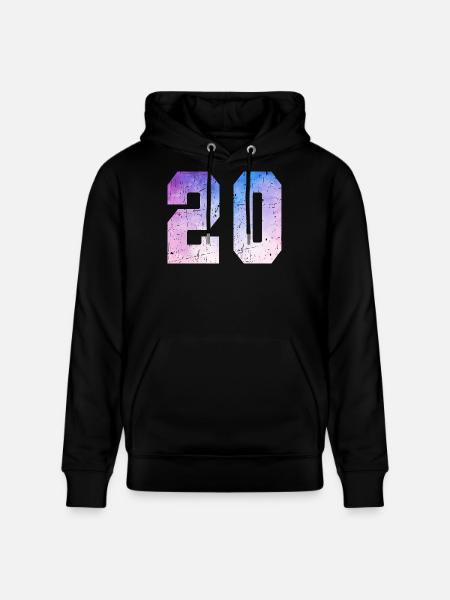 Issue 20 – 20th Anniversary Gift - Stanley/Stella CRUISER Unisex Organic Hoodie - black