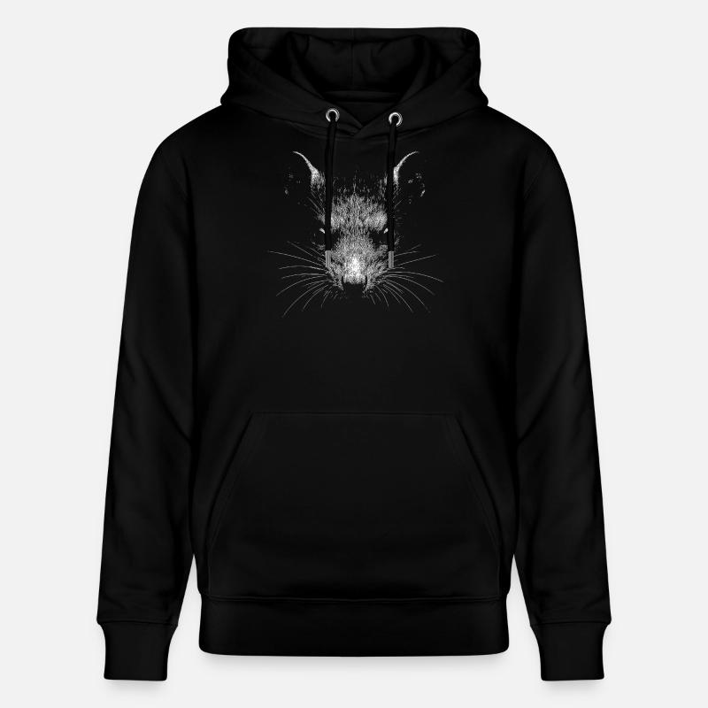 Rat - Sweat à capuche bio CRUISER Stanley/Stella Unisexe - noir