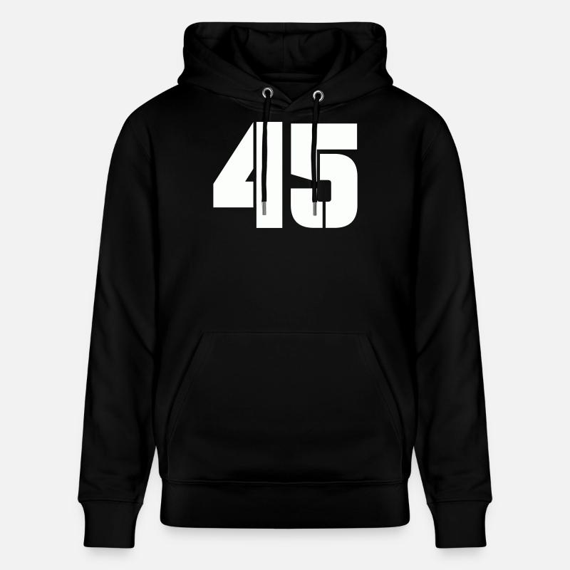 45 - Sweat à capuche bio CRUISER Stanley/Stella Unisexe - noir