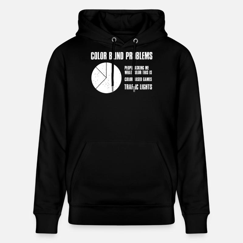 Problèmes de daltoniens - Sweat à capuche bio CRUISER Stanley/Stella Unisexe - noir