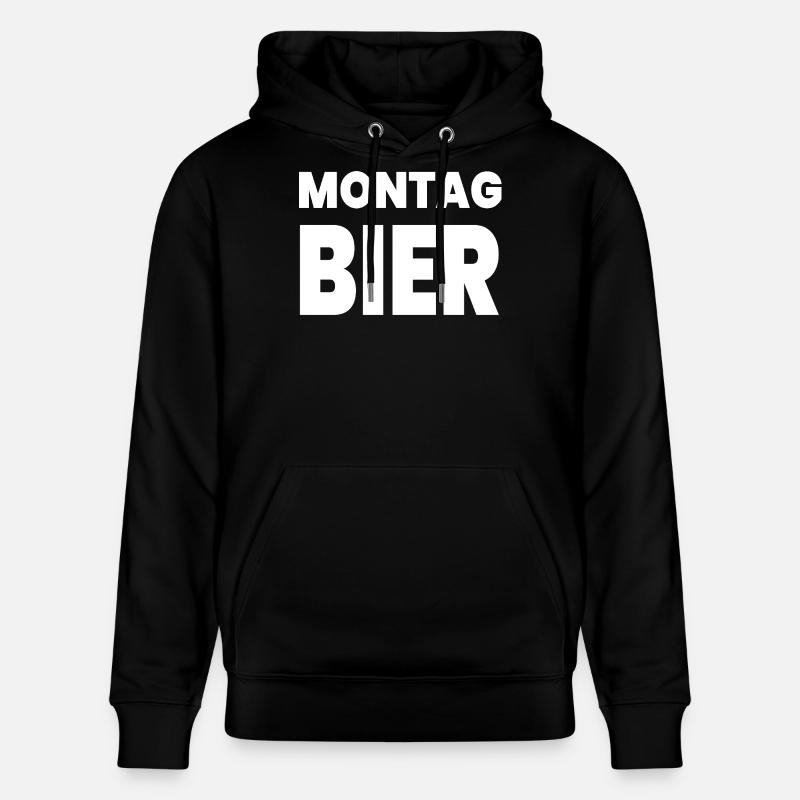Bier - Stanley/Stella Unisex Bio-Hoodie CRUISER  - Schwarz