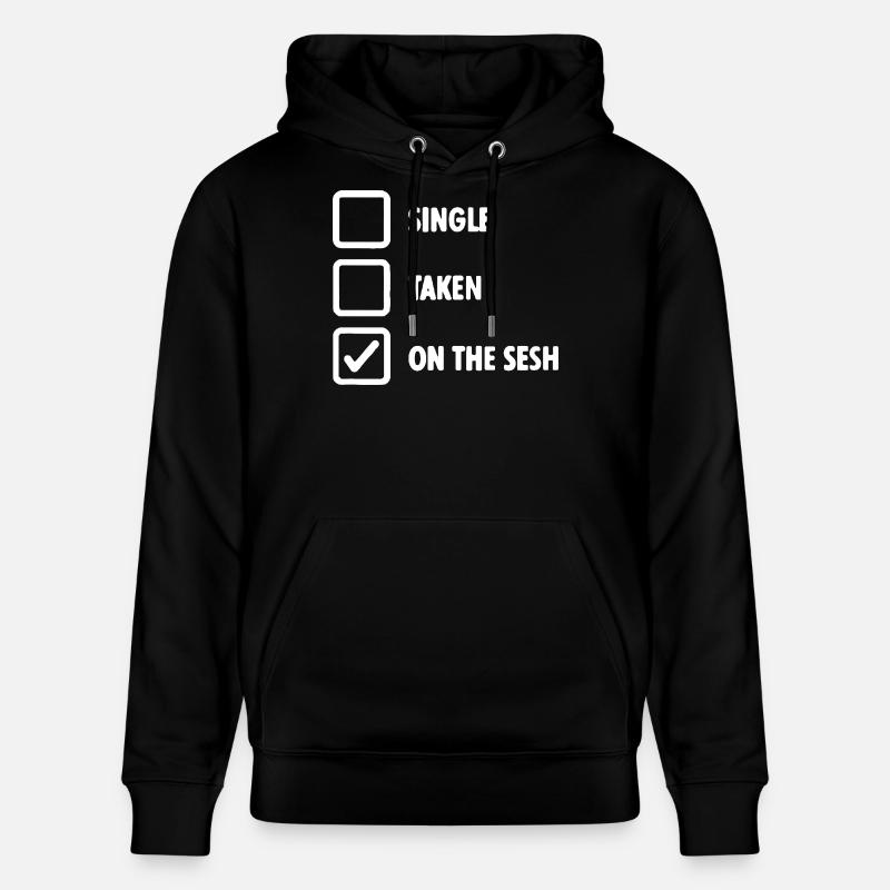 Auf dem Sesh-Status-Tee - Stanley/Stella Unisex Bio-Hoodie CRUISER - Schwarz