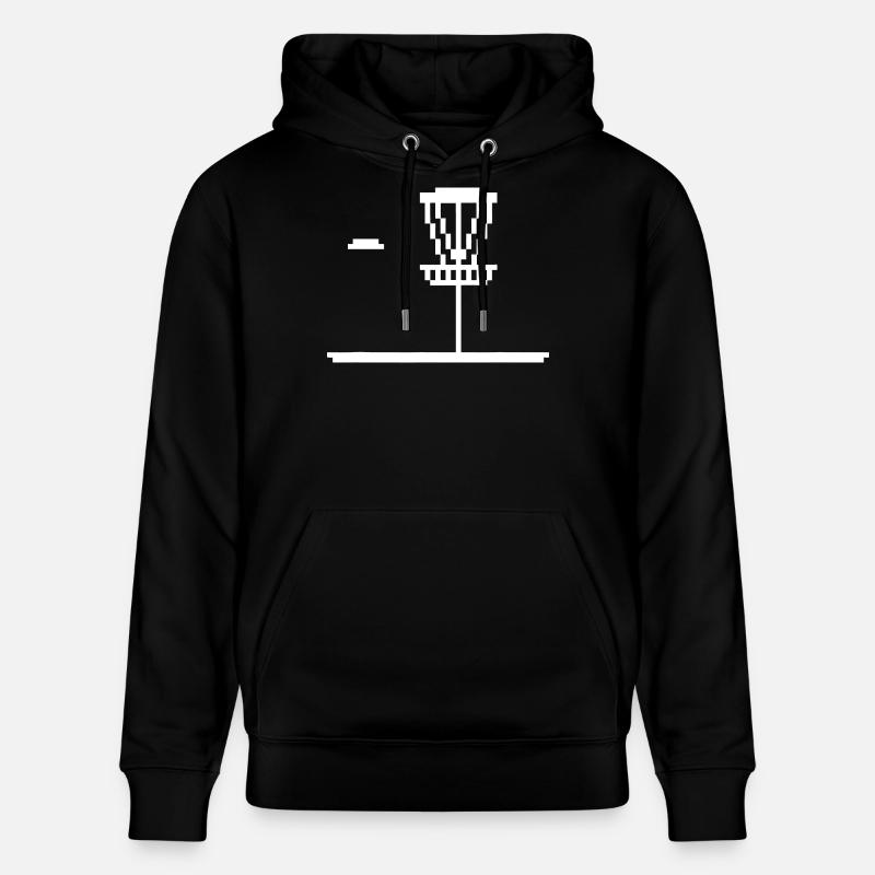 Silhouette du phare en pixel - Sweat à capuche bio CRUISER Stanley/Stella Unisexe - noir
