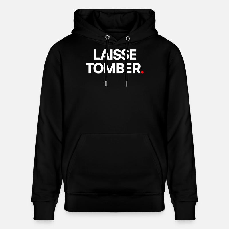 Lass es fallen - Stanley/Stella Unisex Bio-Hoodie CRUISER  - Schwarz