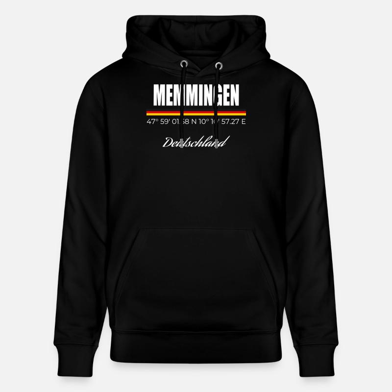Memmingen - Stanley/Stella Unisex Bio-Hoodie CRUISER  - Schwarz