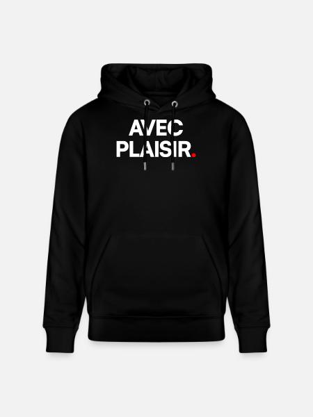 Avec plaisir - Sweat à capuche bio CRUISER Stanley/Stella Unisexe - noir