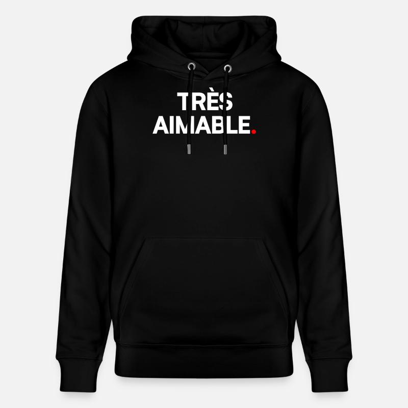 Très aimable - Sweat à capuche bio CRUISER Stanley/Stella Unisexe - noir