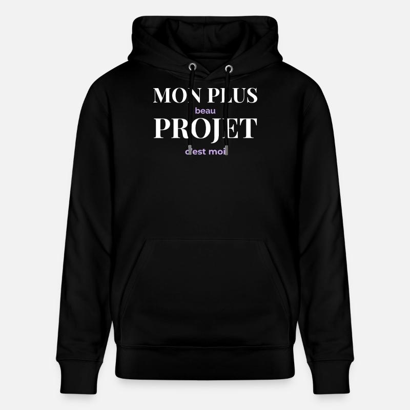 Mon Plus Beau Projet — C'est Moi - Sweat à capuche bio CRUISER Stanley/Stella Unisexe - noir