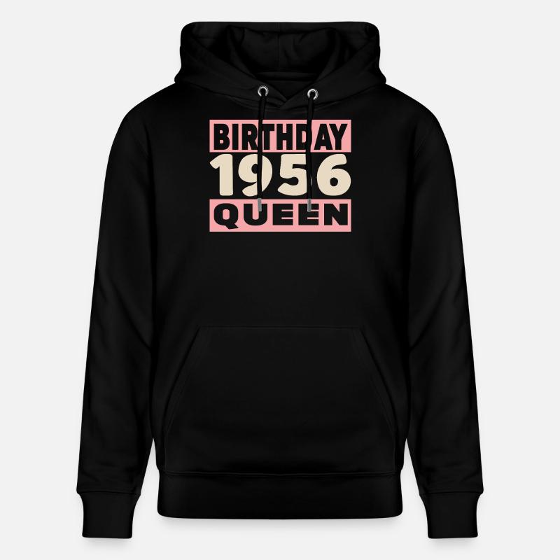 Motard 70 ans 1956 Anniversaire - Sweat à capuche bio CRUISER Stanley/Stella Unisexe - noir