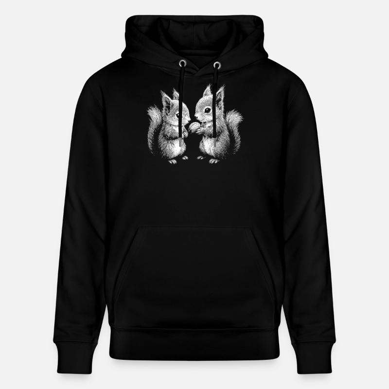 Eichhörnchen - Stanley/Stella Unisex Bio-Hoodie CRUISER  - Schwarz