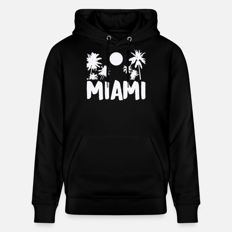 Miami - Sweat à capuche bio CRUISER Stanley/Stella Unisexe - noir