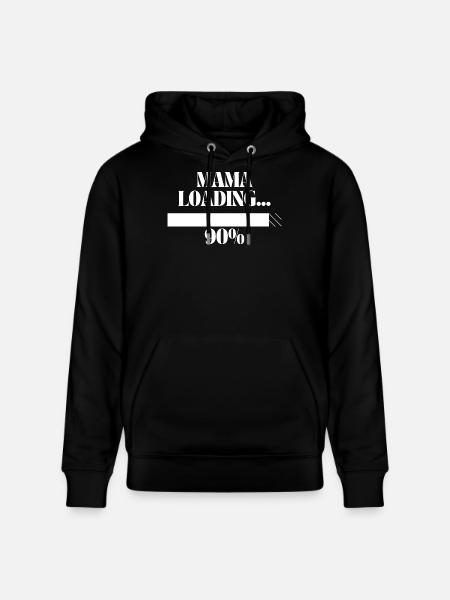 Mama Loading - Stanley/Stella Unisex Bio-Hoodie CRUISER - Schwarz