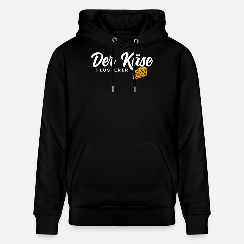 Der Käse Flüsterer - Stanley/Stella Unisex Bio-Hoodie CRUISER  - Schwarz