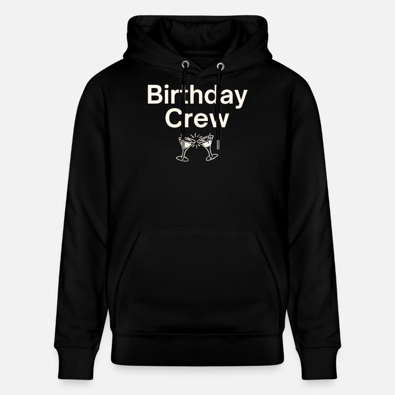 Équipe d’anniversaire - Sweat à capuche bio CRUISER Stanley/Stella Unisexe - noir