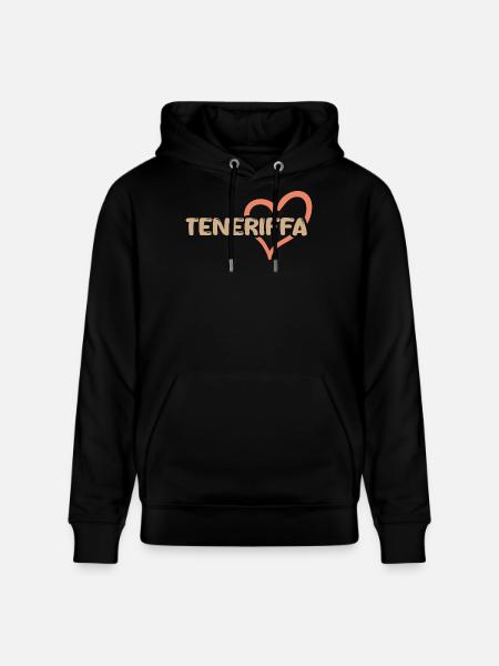 Urlaub Teneriffa - Stanley/Stella Unisex Bio-Hoodie CRUISER - Schwarz