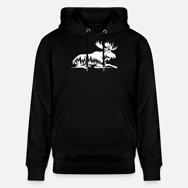 Élan - Sweat à capuche bio CRUISER Stanley/Stella Unisexe - noir