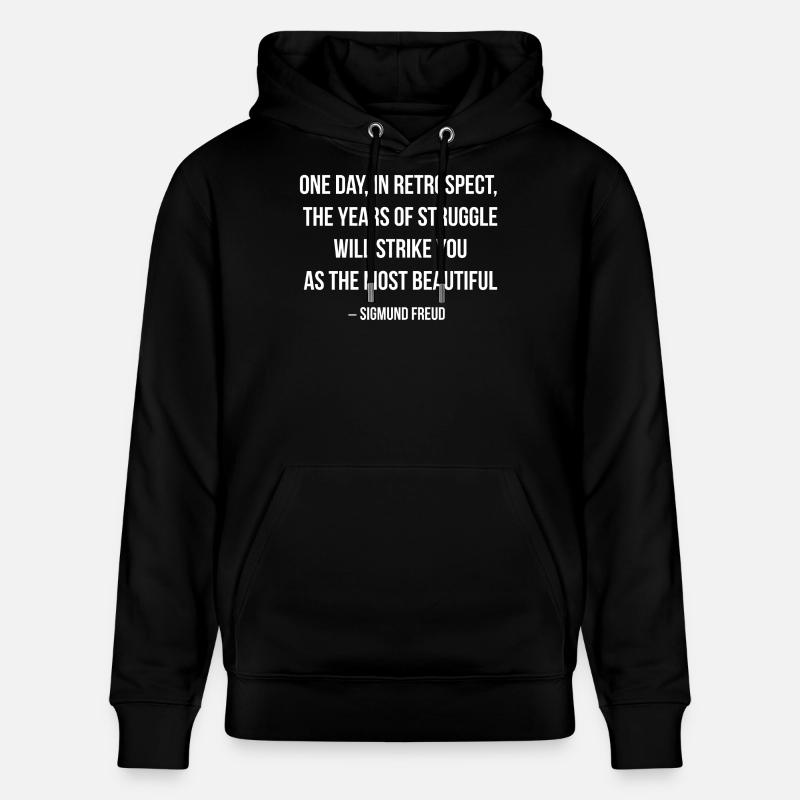 La lutte rétrospective devient beauté - Sweat à capuche bio CRUISER Stanley/Stella Unisexe - noir