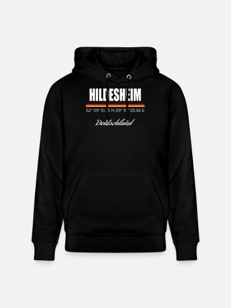 Hildesheim - Stanley/Stella Unisex Bio-Hoodie CRUISER  - Schwarz