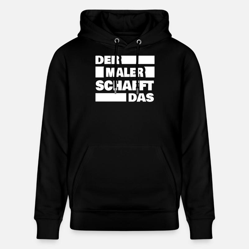 Beruf Maler - Stanley/Stella Unisex Bio-Hoodie CRUISER  - Schwarz