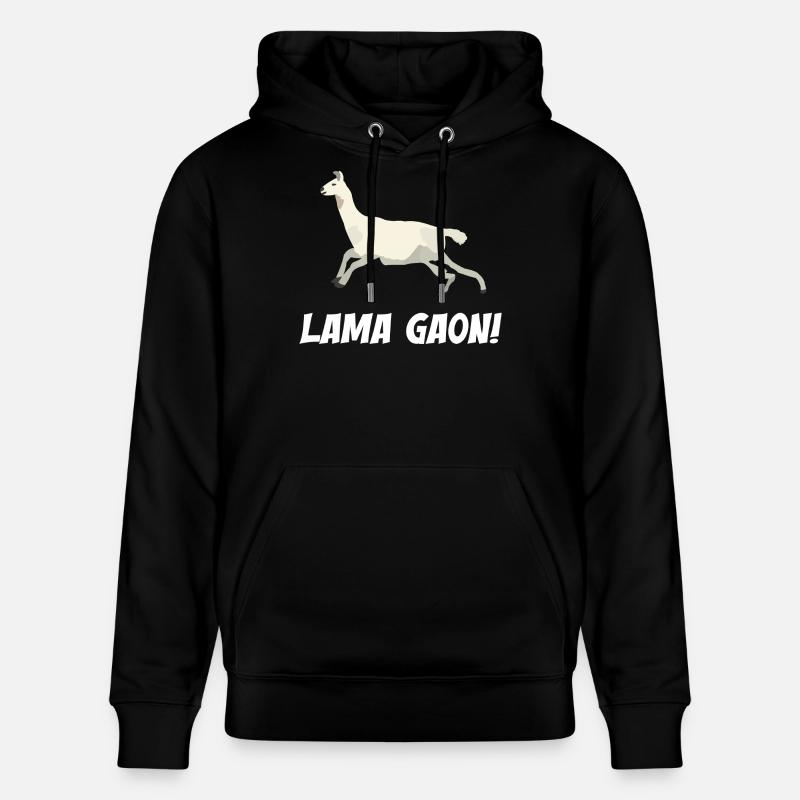 Lama Gaon - Stanley/Stella Unisex Bio-Hoodie CRUISER - Schwarz
