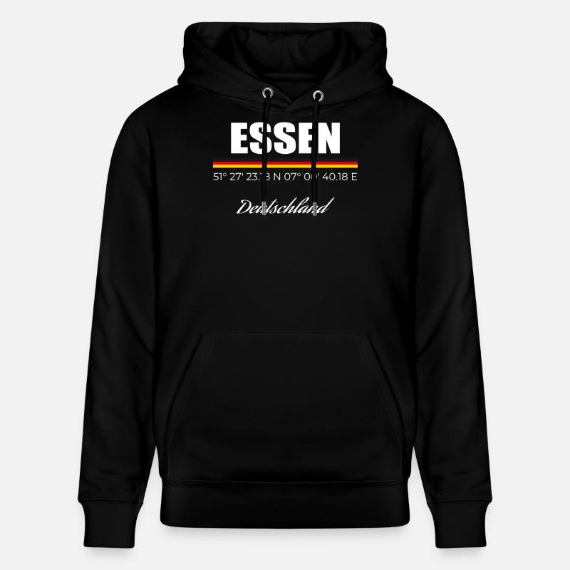 Essen - Stanley/Stella Unisex Bio-Hoodie CRUISER  - Schwarz