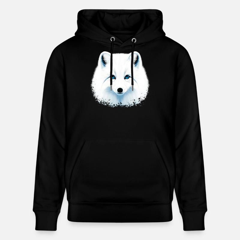 Polarfuchs - Stanley/Stella Unisex Bio-Hoodie CRUISER  - Schwarz