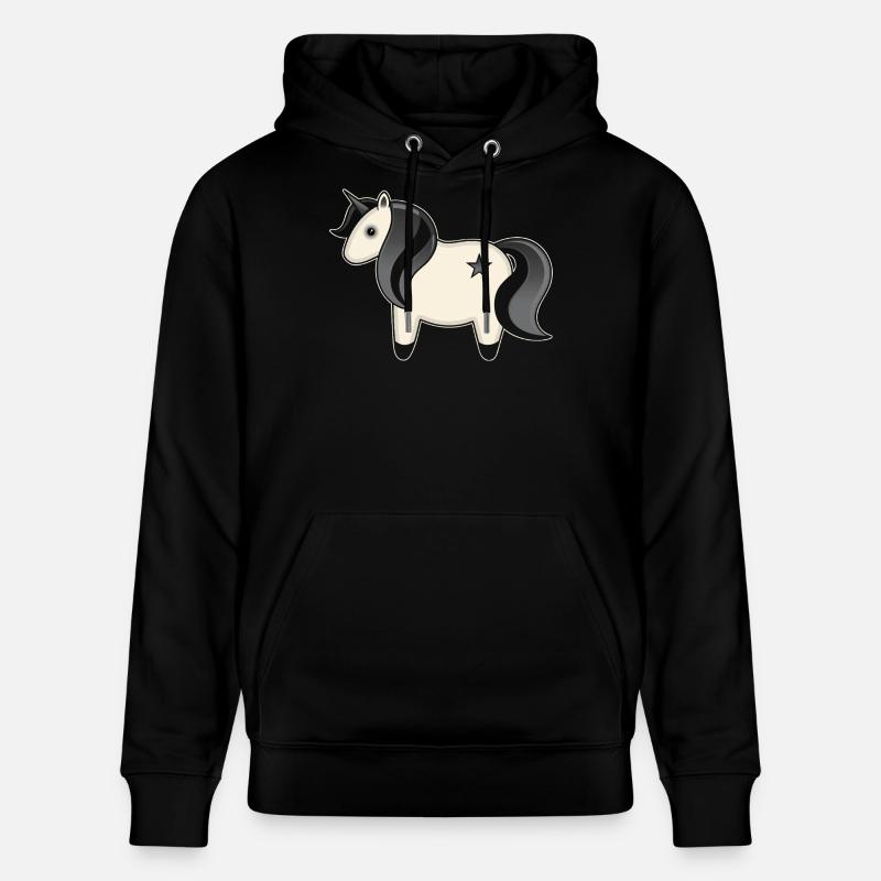 mystisches Einhorn - Stanley/Stella Unisex Bio-Hoodie CRUISER - Schwarz